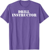 Military Drill Instructor Shirt Boot Camp Tee T-Shirt - Purple Heather