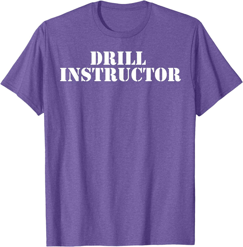 Military Drill Instructor Shirt Boot Camp Tee T-Shirt - Purple Heather