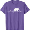 bear heartbeat t shirt Bear Heartbeat T-Shirt T-Shirt - Purple Heather
