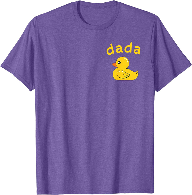 Dada Duck Birthday Rubber Duck Boy Girl Kids Family Matching T-Shirt - Purple Heather