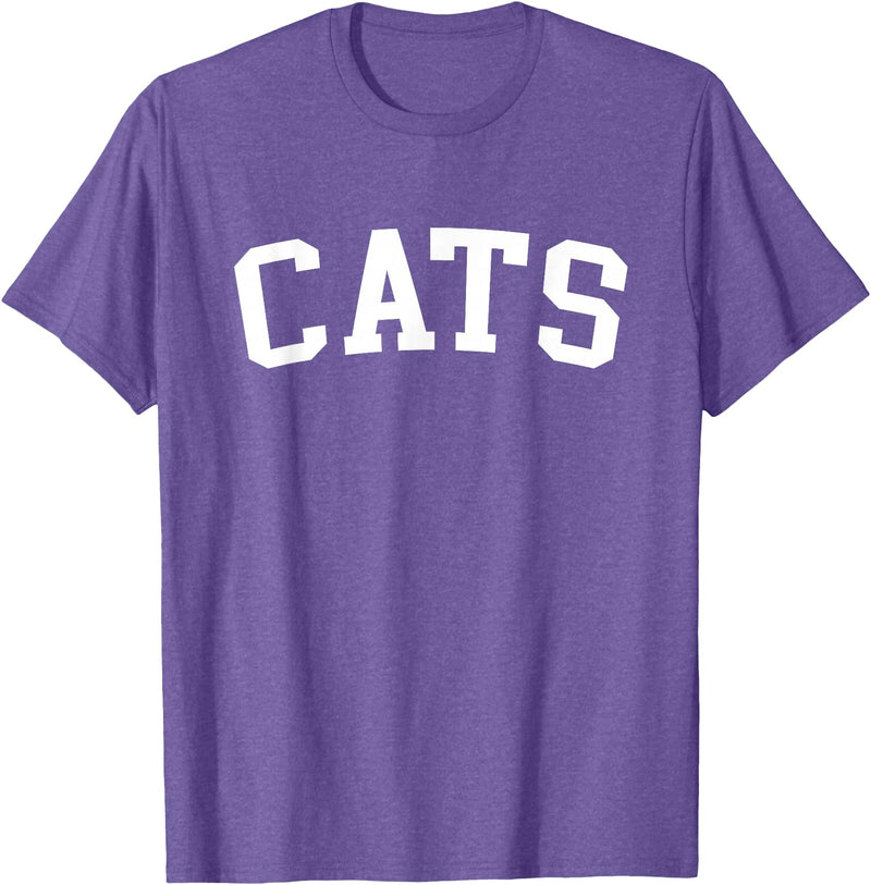 Cats - Style Cats T-Shirt - Purple Heather