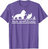 Disney Lion King No Worries Silhouette Trio T-Shirt - Purple Heather