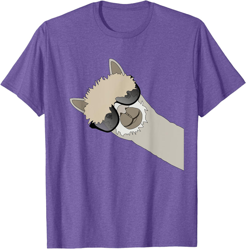Alpaca Llama Gift Funny Cool Deco Alpaca Llama Gift Funny Cool Llama Deco T-Shirt - Purple Heather