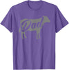 Cow Dad Apparel Daddy Cow for Dad's Who Lover Cows T-Shirt - Purple Heather