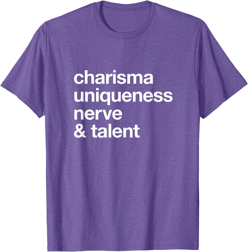 Bear-ly Gay Tees Funny Charisma Uniqueness Nerve Talent Gay Clothing T-Shirt - Purple Heather