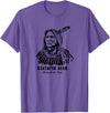Nebraska Statue Oklahoma Court Standing Bear Ponca Tribe T-Shirt - Purple Heather