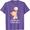 Big Sister Little Sister Outfits Siblings - Im the big sister bear T-Shirt - Purple Heather