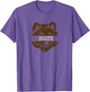 Brown Bear Lovers and Fat Grizzy Fans 2023 Grazer Bear design fat brown grizzly fan beartober week 2023 T-Shirt - Purple Heather
