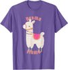 Cute Llama Shirts Drama Llama T-Shirt for Adults and Kids T-Shirt - Purple Heather