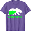 Kabuki Syndrome Awareness T-Shirt Mama Bear Kabuki Syndrome Awareness Shirt for Men and Women T-Shirt - Purple Heather