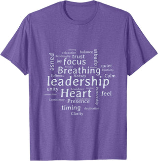 Considering The Horse Mark Rashid Principles Unisex-Youth Blue Cotton Polyester Blend Classic Fit T-Shirt - Purple Heather