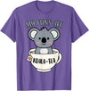 Cute Shirts and Merch My Puns Are Koala Tea Funny Cute Koala Bear Animal Pun T-Shirt - Purple Heather