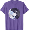 Yin Yang Year of the Rabbit Happy Chinese New Year 2023 T-Shirt in Purple Heather