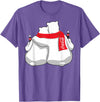 Coca-Cola Company Coca Cola Snowmies Polar Bears Holiday T-Shirt - Purple Heather