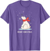 Sassy Southern Charm & Grace Cute Funny & Unique Christmas Polar Bear & Snow T-Shirt Gift T-Shirt - Purple Heather