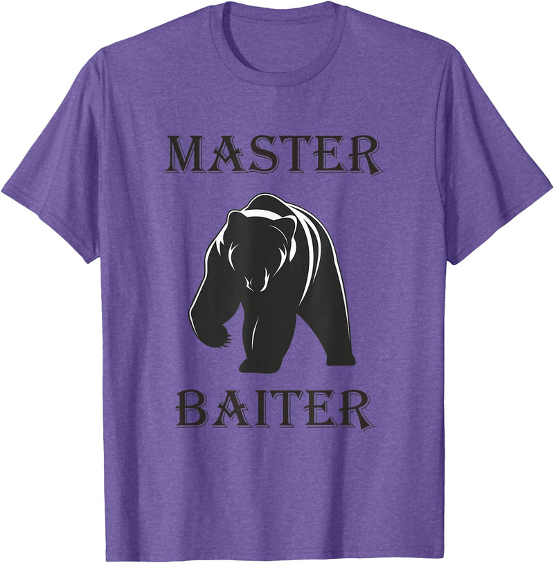 OutdoorMerch Master Bear Baiter Shirt T-Shirt - Purple Heather