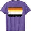 LGBTQ Bear Flag Gay Pride Gift For Men LGBT Papa Mens Gay Pride Month - Gay Flag Bear T-Shirt - Purple Heather