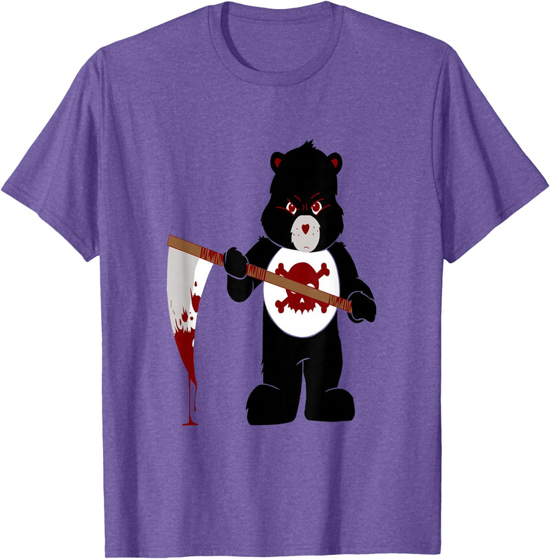 Jujubella Angry Bear Scare Bear Teddy Bear No Kids T-shirt T-Shirt - Purple Heather