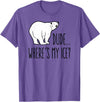Polar Bears Against Climate Change Climate Change Polar Bear Environmentalist Gift T-Shirt - Purple Heather