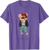 Funny Teddy Bear T-Shirt - Purple Heather