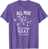 Dominoes Uniform Apparel Dominoes G.O.A.T All Rise Champ - Dominoes T-Shirt - Purple Heather