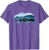 Retro National Park Shirts Bear Vintage National Park Bear Wildlife Mountains T-Shirt - Purple Heather