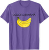 Banana Design costume for Fashion Lover Funny Banana Graphic Humor Sarcasm Fashion Trend T-Shirt - Purple Heather