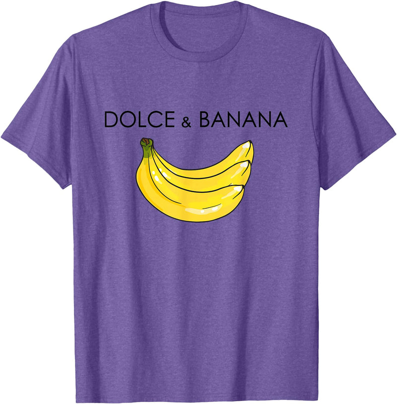 Banana Design costume for Fashion Lover Funny Banana Graphic Humor Sarcasm Fashion Trend T-Shirt - Purple Heather