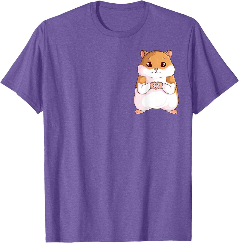 Hamster Children Boys Girls T-Shirt - Purple Heather