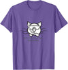 Bahamas Swimming Pigs Snorkeling Front & Back Tshirt T-Shirt - Purple Heather