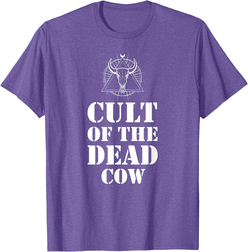 Cult Of The Dead Cow Tee Cult Of The Dead Cow Shirt T-Shirt - Purple Heather