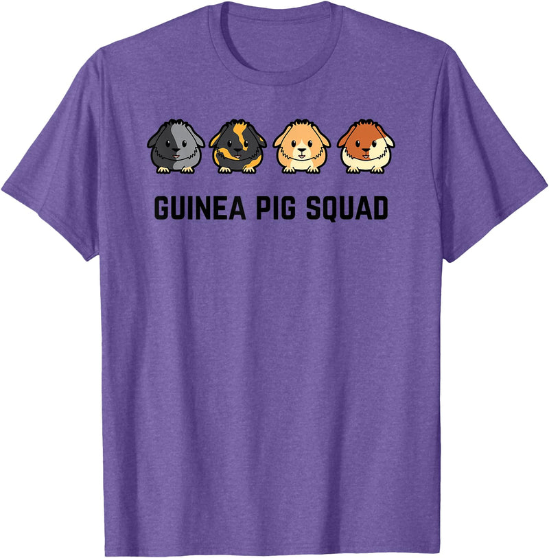Funny Sarcastic Ironic Quotes & Sayings Cute Cavy Guinea Pig Rodent Team Squad T-Shirt - Purple Heather