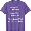 Speech Therapist Gifts - Tongue Twisters! Fuzzy Wuzzy Was a Bear... Best Tongue Twister Gift T-Shirt - Purple Heather