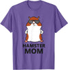 Hamster Mum Pet Hamster Mom T-Shirt - Purple Heather