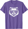 poppy Bear Family Apparel Poppy Bear Face with Sunglasses T-Shirt - Purple Heather