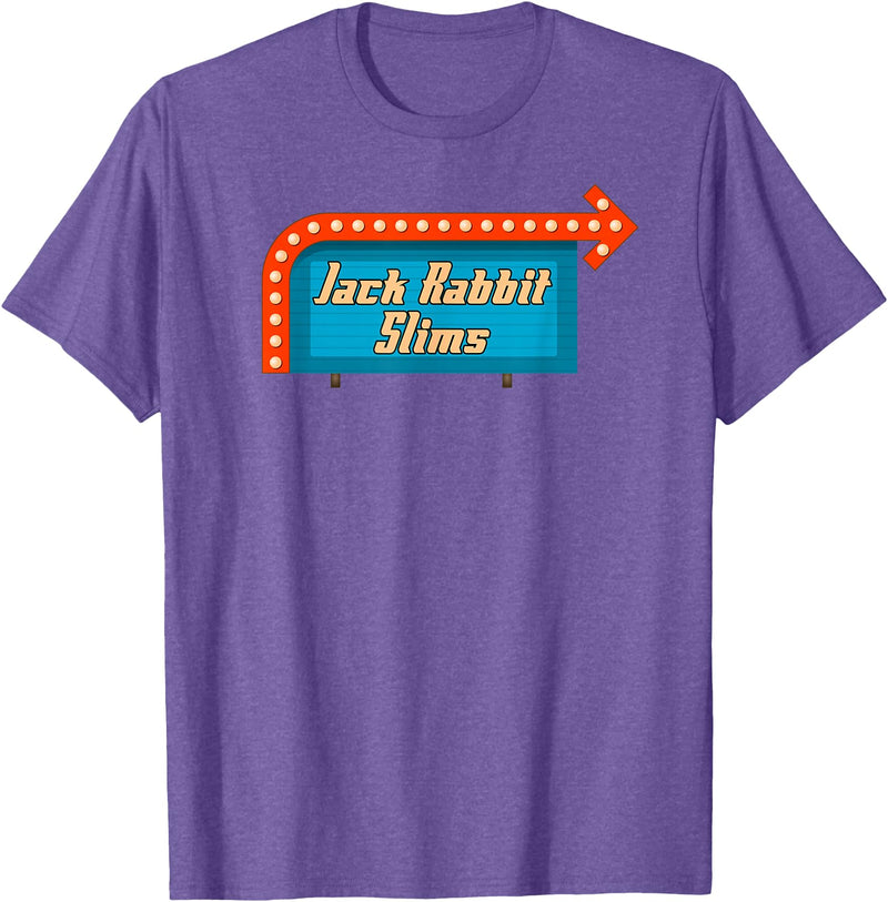 Jack Rabbit Slims - Vintage Retro Movie T-Shirt in Purple Heather