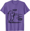 Cute Rabbit Lover Bunny Graphic T-Shirt (Baby Blue) in Purple Heather