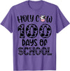 Holy Cow 100 Days Of School teachers Students Kids T-Shirt - Purple Heather