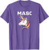 Mens Bear Gay Masc Man LGBTQ Bear Cub Masculine Mens Gay Unicorn Gay Masc Man Bear Cub Masculine Gay Pride T-Shirt - Purple Heather