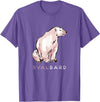Camelot71 Svalbard The Polar Bear Arctic Circle Norway T-Shirt - Purple Heather