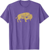 I Love Wild Buffaloes Gift Company I Love Buffaloes Golden Buffalo Bison Lover Gift Ideas T-Shirt - Purple Heather