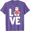 Cute Polar Bear Gifts And Tees I Love Polar Bears T-Shirt - Purple Heather