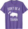 Funny Bison Boujee Cow Shirt - Funny Buffalo Shirt Sei kein Touron - Stroke den Bison nicht T-Shirt - Purple Heather