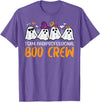 Halloween Shirts For Women Men Kids Boys Girls Halloween Team Paraprofessional Boo Crew para Costume Women T-Shirt - Purple