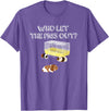 Guinea Pig Fan Gift Designs Who let the Pigs out I Funny Guinea Pig T-Shirt - Purple Heather