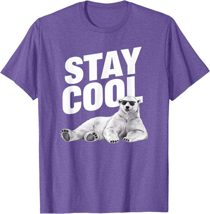 Tennessee Merchant Stay Cool Polar Bear T-Shirt - Purple Heather