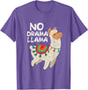Give Me My No Drama Llama Co No Drama Llama Funny Lama T-Shirt - Purple Heather