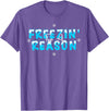Polar Bear Plunge Ice Swimming Co Polar Bear Plunge 2022 Costume Ice Swimming Freezin Reason T-Shirt - Purple Heather