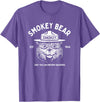 Giant Step Design Co. Vintage Smokey Bear Logo Only You Can Prevent Wildfires T-Shirt - Purple Heather