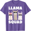 Funny Llama Gift Llama Lover Accessories & Stuff Funny Llama Design For Men Women Llama Alpaca Farm Animal T-Shirt - Purple Heather